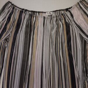 AVENUE PLUS SIZE OFF THE  SHOULDER BLOUSE